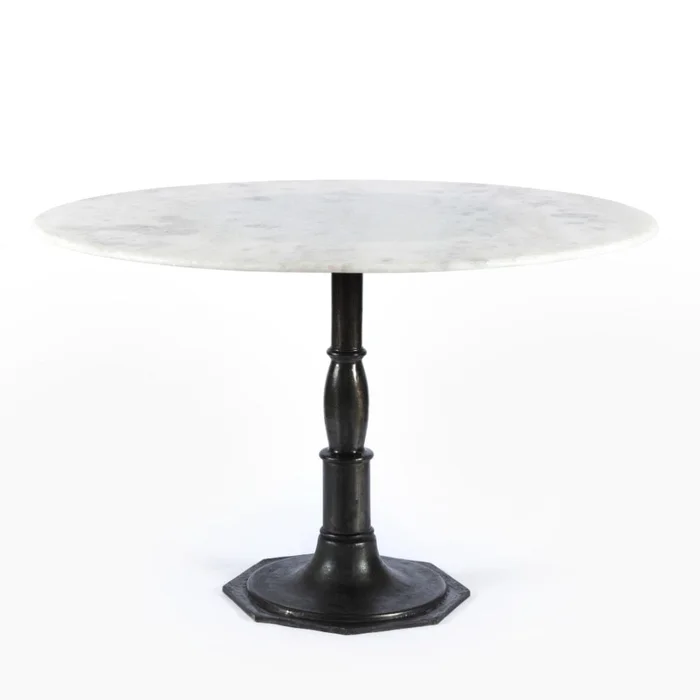 Four Hands – Lucy Round Dining Table – Marble/Carbo – IRCK-085