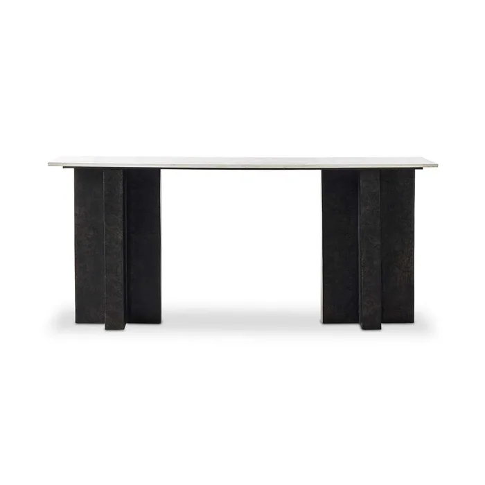 Four Hands – Marlow – Terrell Large Console Table – Polished White – 239404-001
