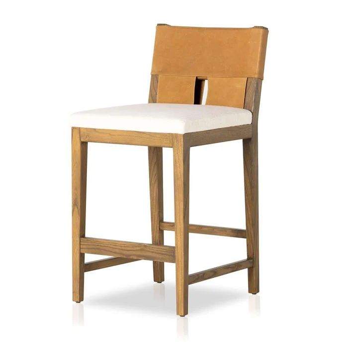 Four Hands – Sem Counter Stool – Halcyon Ivory – 229172-012