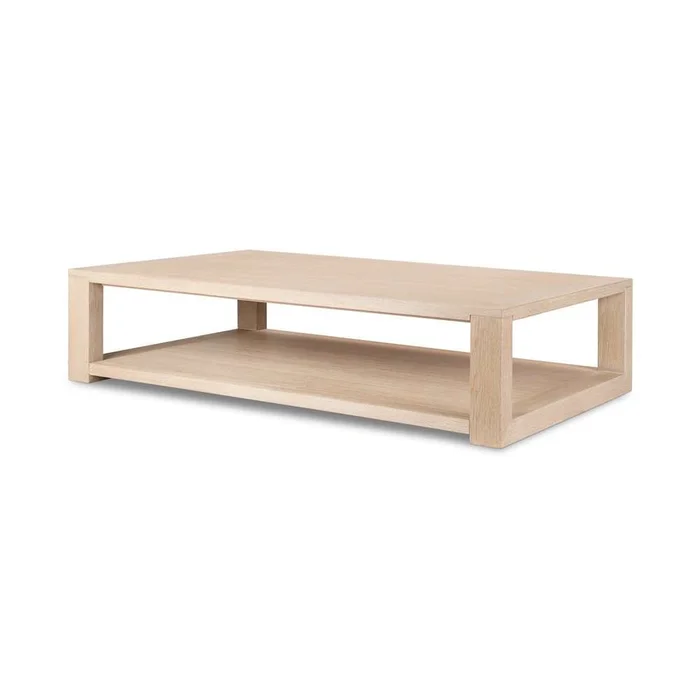 Four Hands – Thomas Coffee Table – Bleached Oak Solid – 234301-006