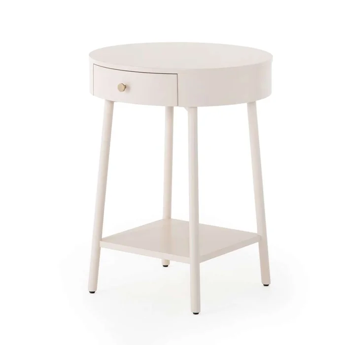Four Hands – Van Nightstand – Matte Alabaster – 104492-007