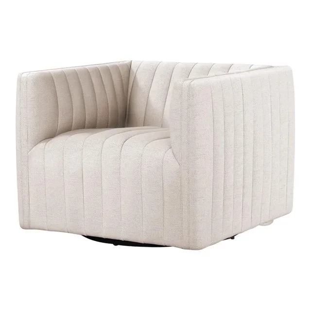 Four Hands Augustine Swivel Chair, Dover Crescent