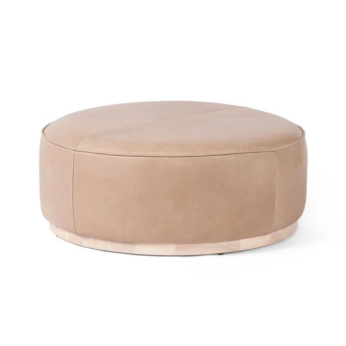 Four Hands Sinclair Large Round Ottoman