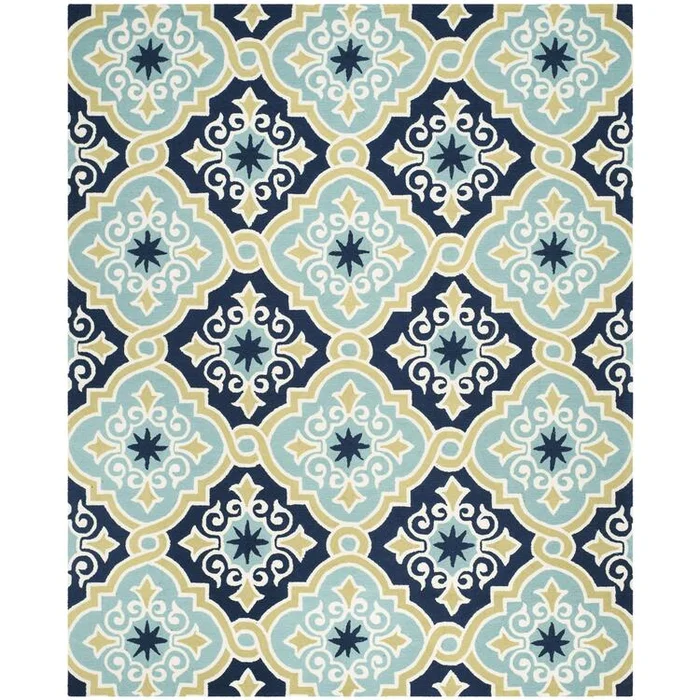 Four Seasons Navy/Blue Small Rectangle Rug