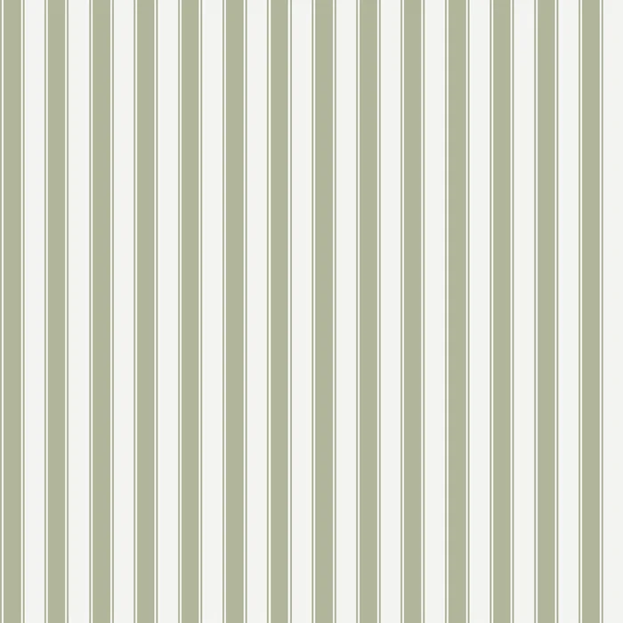 French Stripes Wallpaper – Green