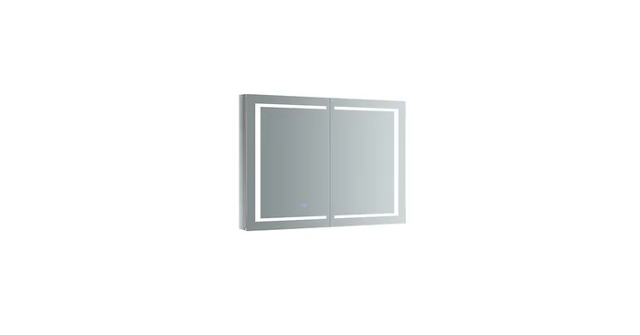 Fresca Spazio 48″ x 36″ Lighted Frameless Medicine Cabinet with 4 Shelves and Defogger