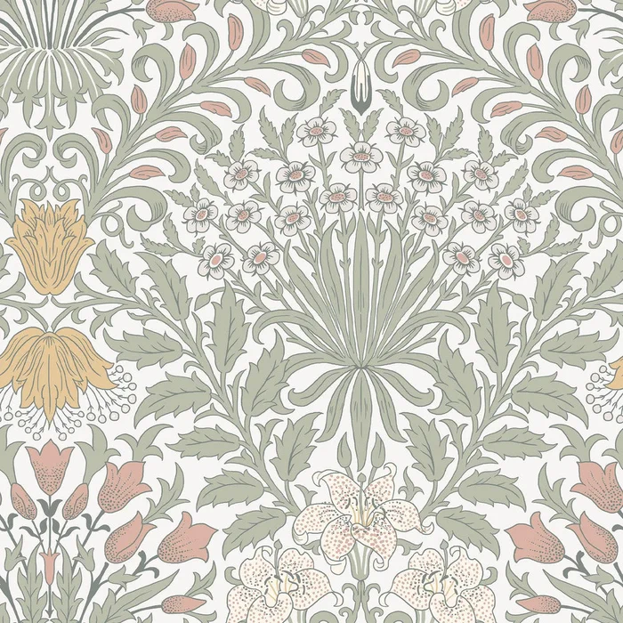 Garden Wallpaper – Soft Sage – William Morris