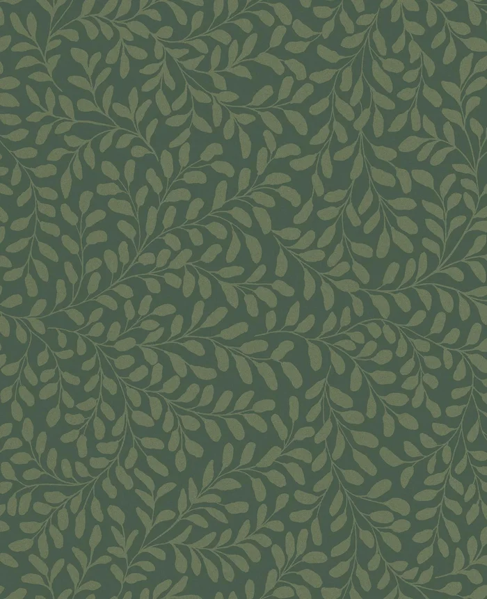 Gilded Leaf Wallpaper – Olive