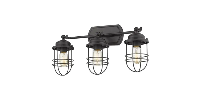 Golden Lighting Seaport 3 Light 21″ Wide Bathroom Vanity Light