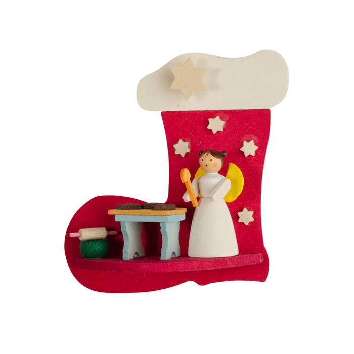 Graupner Angel Ornament in Boot Cooking Figurine Made in Germany