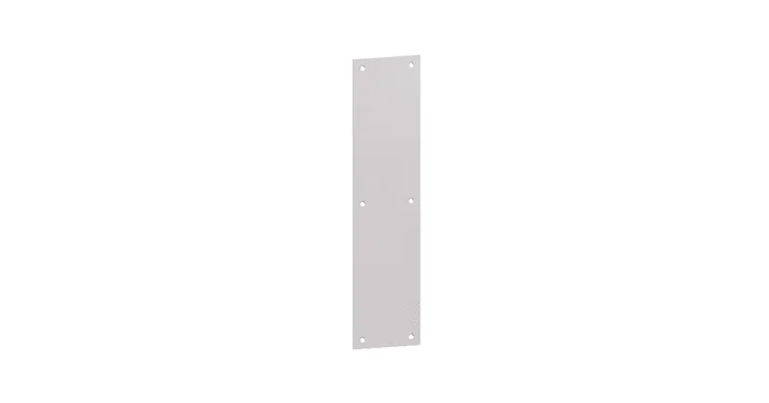 Hager 8″ x 16″ Beveled Square Corner Push Plate .125″ Thick from the Push Plates Collection