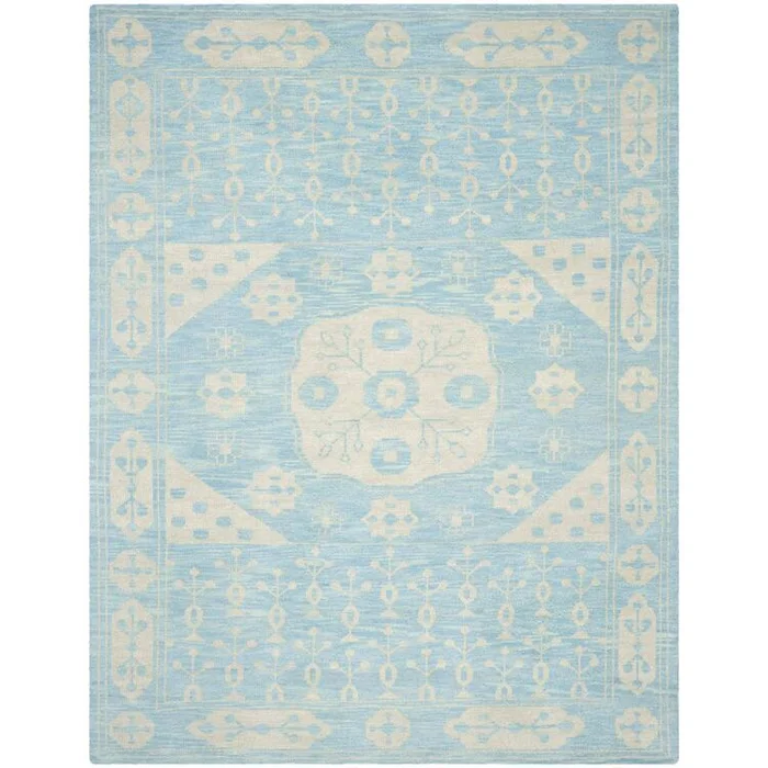 Hand – Knotted Tribal Wool and Cotton Rug – Large Rectangle 8×10 – Safavieh