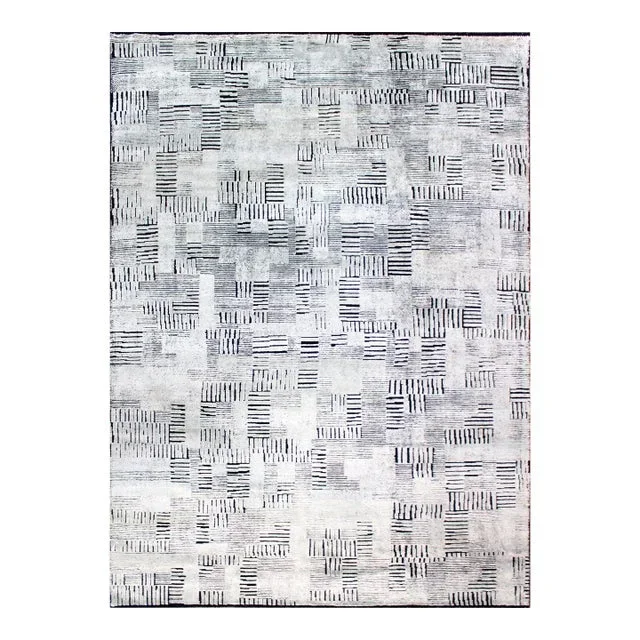 Hand Knotted Borderless Modern Rug. 8’00” X 10’01”