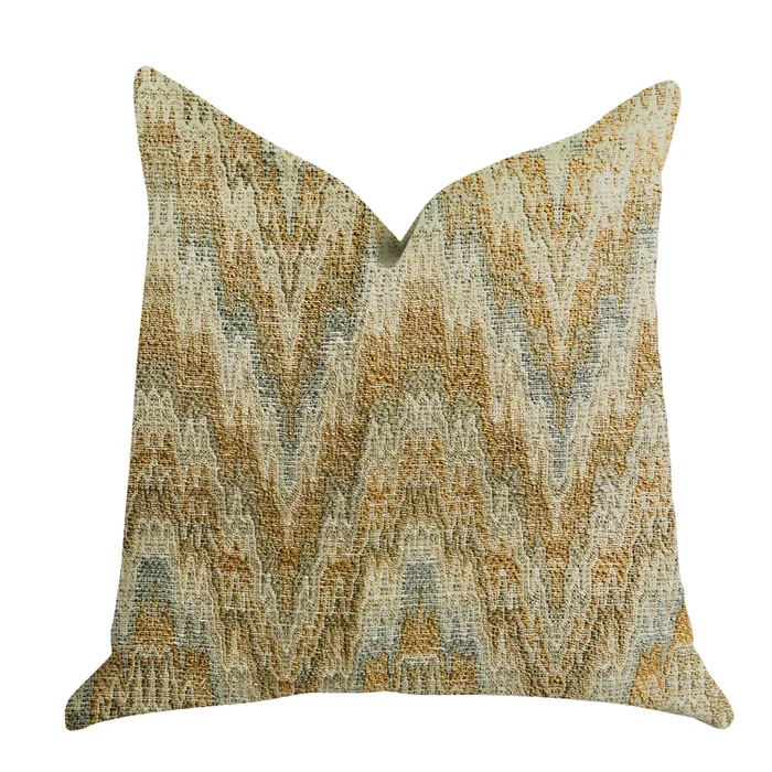 Handmade Double Sided Luxury Throw Pillow & Down Alternative Insert