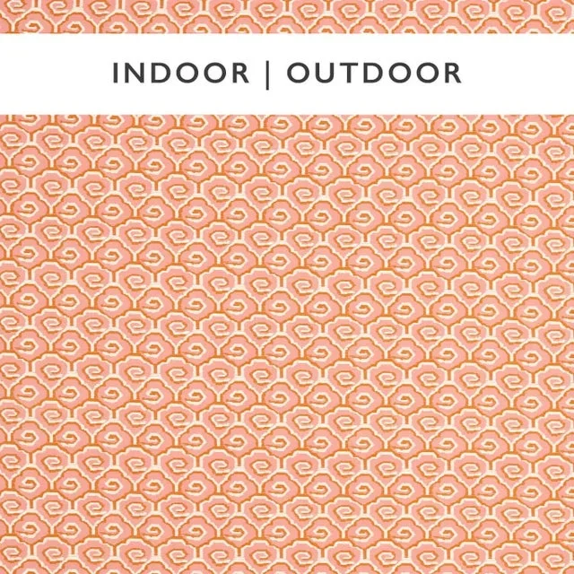 Harlequin Sora Fabric in Positano/Paprika