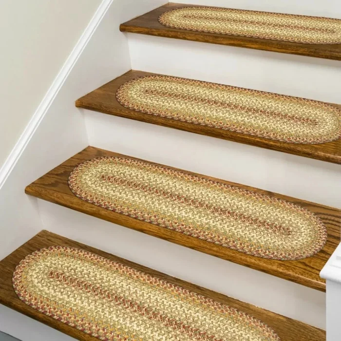 Harvest Beige Jute Stair Tread