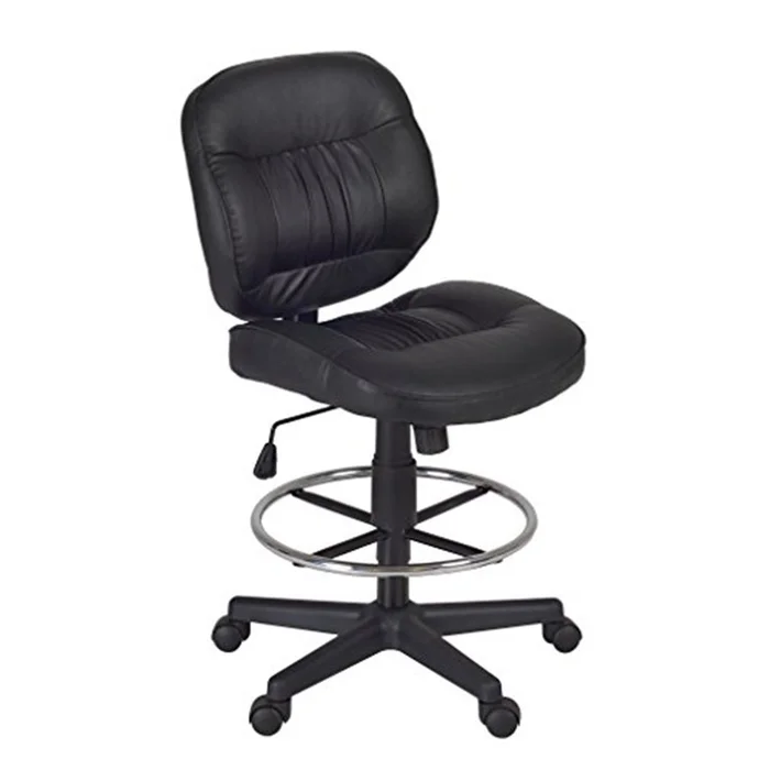 Heavy Duty Swivel Task Stool Black Adjustable Height 250lb Capacity – Regency Seating