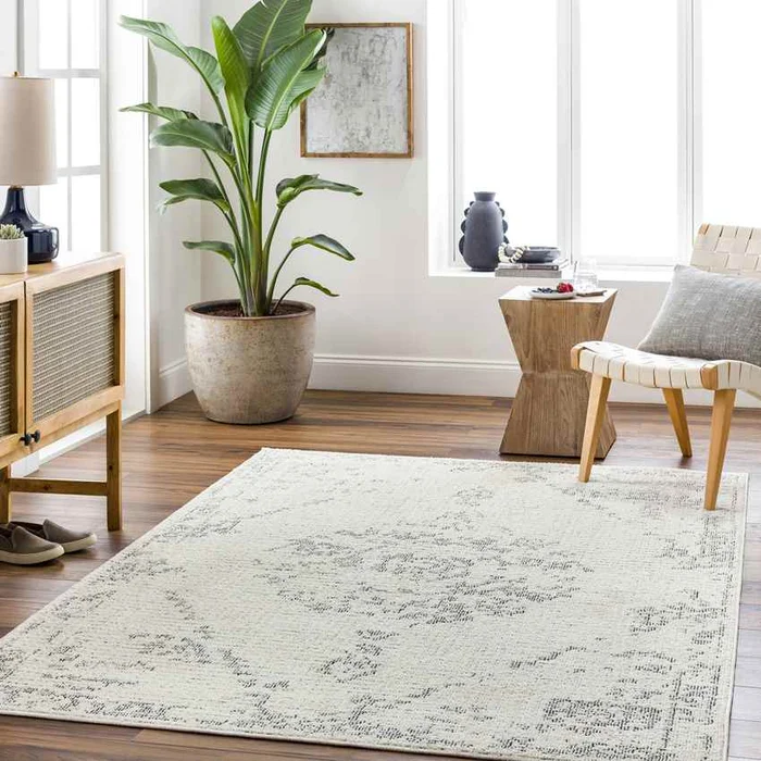Heritage Creek Traditional Beige Area Rug