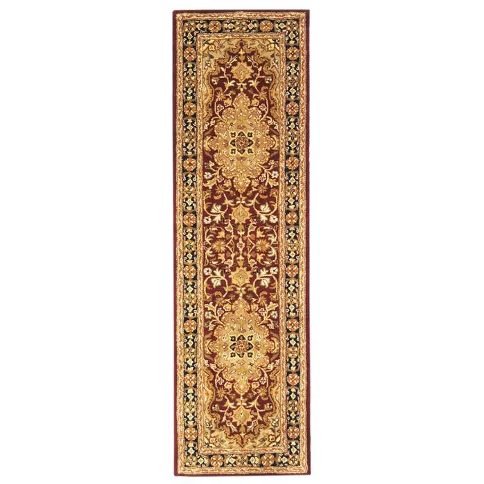 Heritage Red/Black Large Rectangle Rug