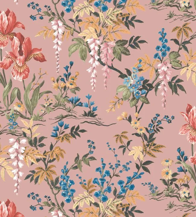 Hestia Wallpaper – Salmon Pink