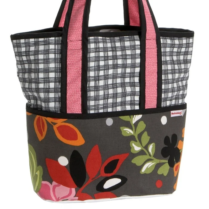 Hoohobbers Sleek Slate Tote Diaper Bag