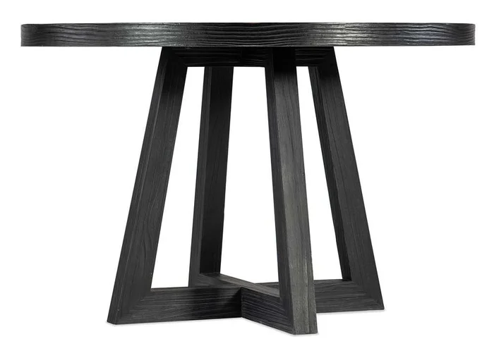 Hooker Furniture – Chapman Shou Sugi Ban Petite Round Dining Table – 6033-75201-99