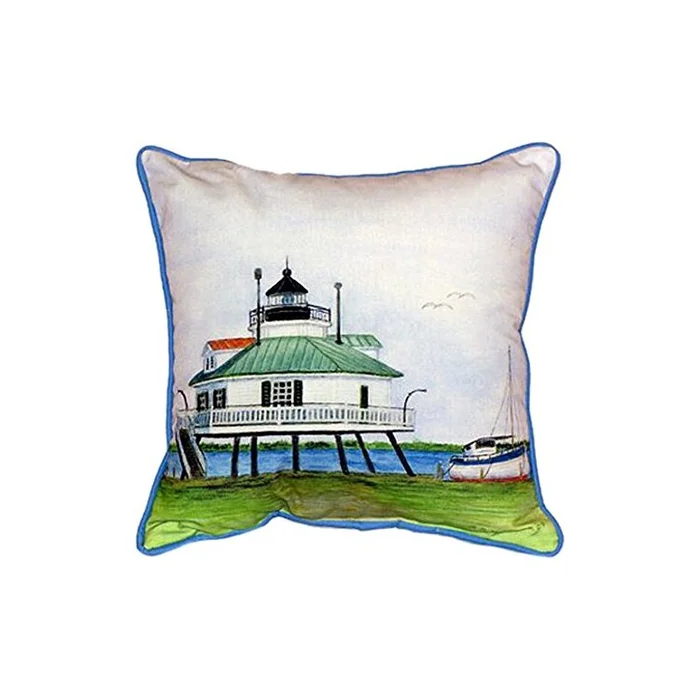 Hopper Strait Lighthouse Large Indoor/Outdoor Pillow 16×20