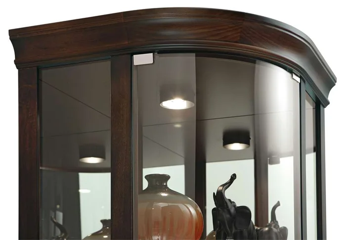 Howard Miller – Marlowe III Corner Curio Cabinet – 680664