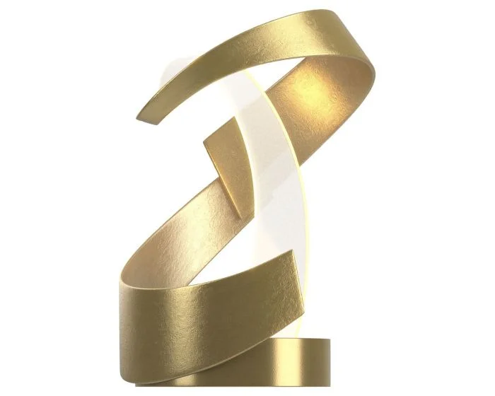 Hubbardton Forge Encounter LED Table Lamp in Modern Brass