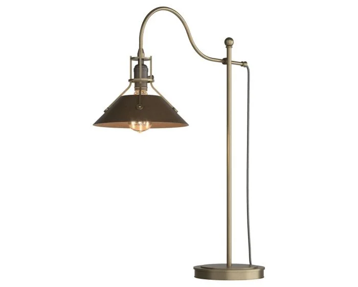 Hubbardton Forge Henry Table Lamp in Soft Gold 272840-1015