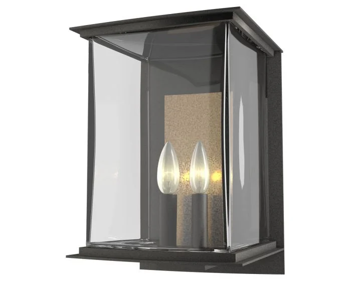 Hubbardton Forge Kingston Large Outdoor Sconce in Coastal Natural Iron 304842-1003