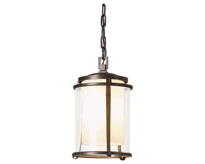 Hubbardton Forge Meridian Outdoor Ceiling Fixture in Coastal Bronze