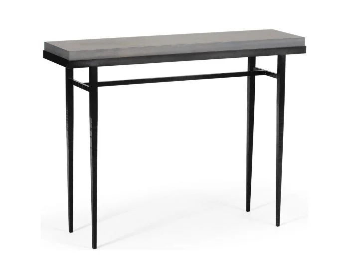 Hubbardton Forge Wick 42″ Console Table in Black 750106-1013