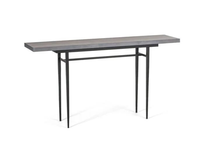 Hubbardton Forge Wick 60″ Console Table in Black 750108-1013