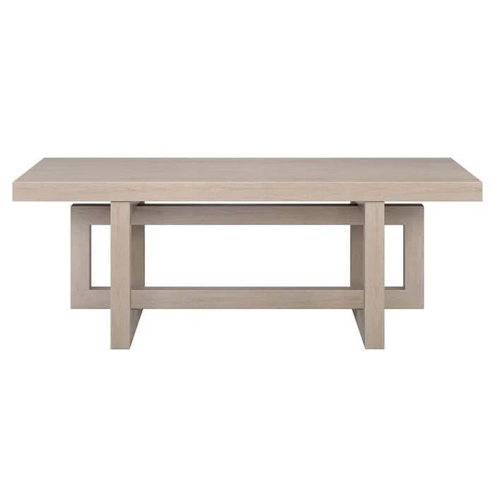 Hudson & Canal – Breslow 47in Wide Rectangular Coffee Table in Alder White – CT2261