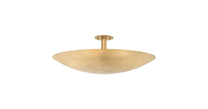 Hudson Valley Lighting Bern 3 Light 28″ Wide Semi-Flush Bowl Ceiling Fixture