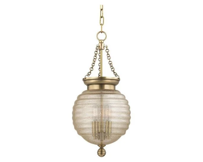 Hudson Valley Lighting Coolidge 3 Light Pendant – Aged Brass (Dropshippable)