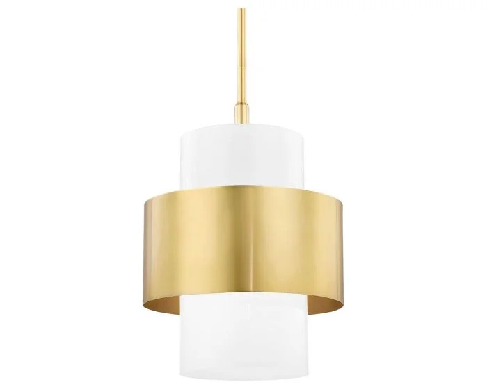 Hudson Valley Lighting Corinth 1 Light Large Pendant – Aged Brass (Dropshippable)
