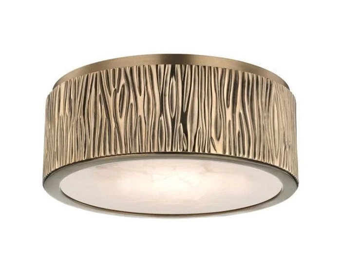 Hudson Valley Lighting Crispin Small Led Flush Mount – Aged Brass (Dropshippable)