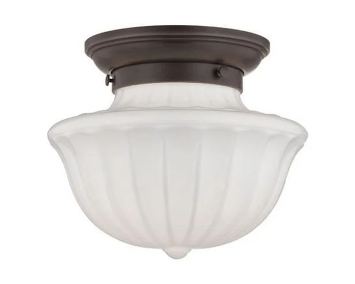 Hudson Valley Lighting Dutchess 1 Light Small Flush Mount – Old Bronze (Dropshippable)