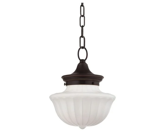 Hudson Valley Lighting Dutchess 1 Light Small Pendant – Old Bronze (Dropshippable)
