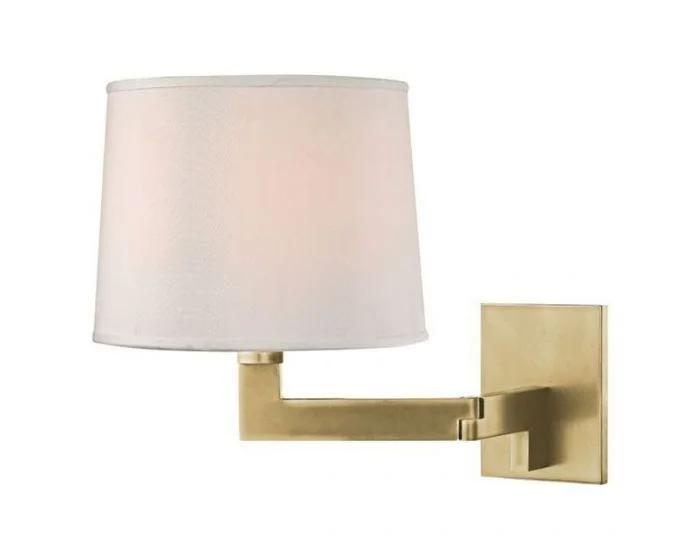 Hudson Valley Lighting Fairport 9″ Wall Sconce – Aged Brass (Dropshippable)