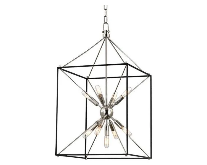 Hudson Valley Lighting Glendale 30″ Pendant – Polished Nickel