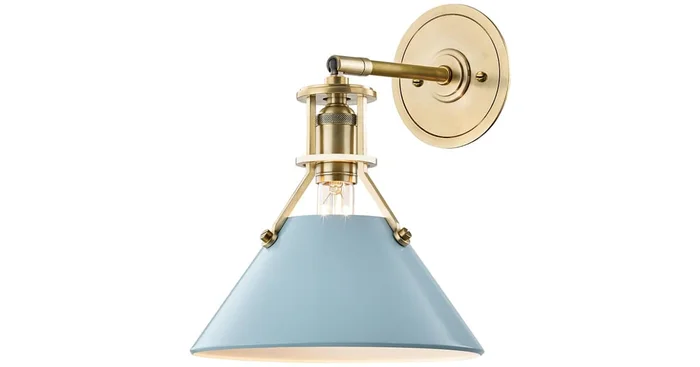 Hudson Valley Lighting Painted No.2 Single Light 11″ Tall Wall Sconce