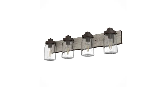 Hunter Devon Park 4 Light Vanity Light