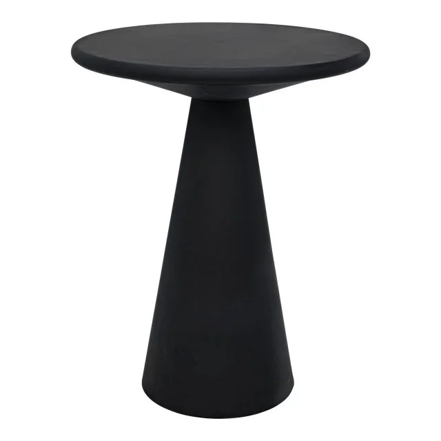 Idiom Side Table in Black Metal