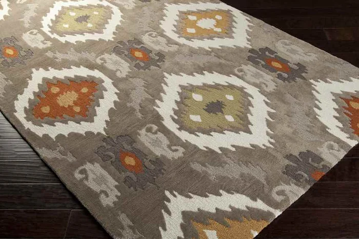 Immingham Global Blue and Gray Area Rug