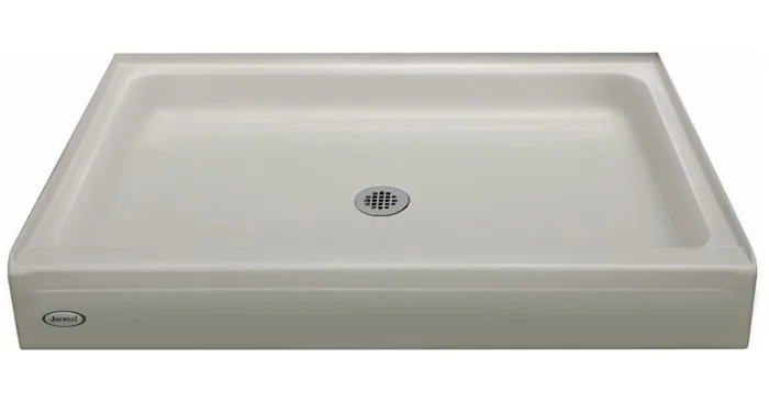 Jacuzzi Cayman 34″ x 60″ Single Threshold Shower Pans with Center Drain