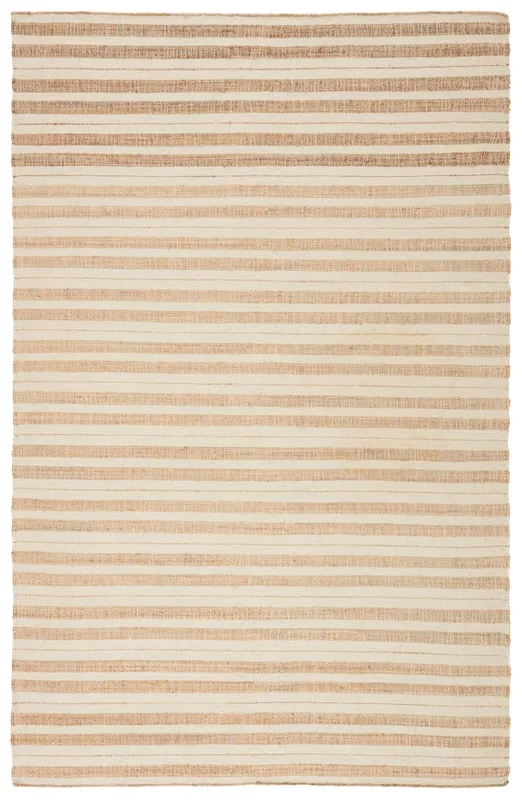 Jaipur Living Rey Natural Striped Tan/ Ivory Area Rug
