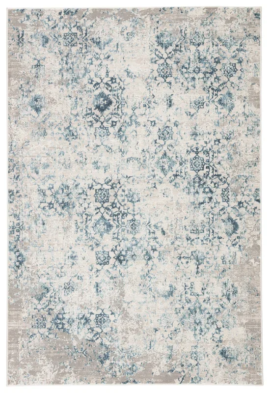 Jaipur Living Siena Damask Blue/ Ivory Area Rug